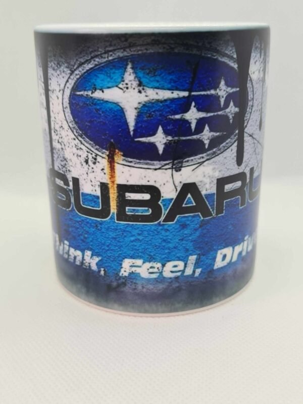Subaru Distressed Paint Design Mug