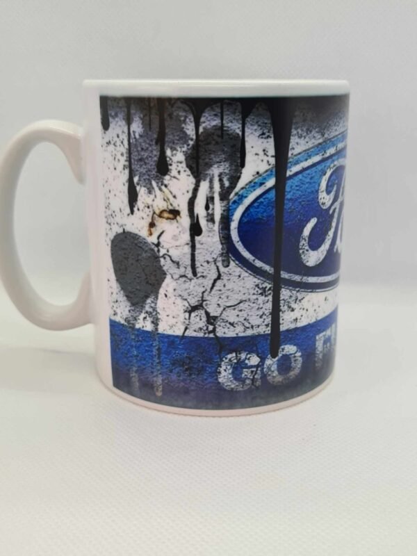 Ford Distressed Paint Design Mug - Image 2