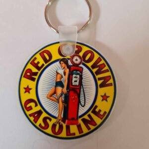 Red Crown Gasoline Keyring