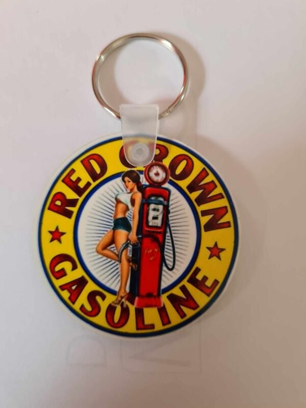 Red Crown Gasoline Keyring