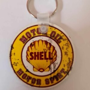 Motor Oil Shell Keyring