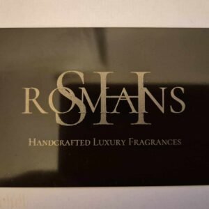 Black Aluminium  Business Card x 10