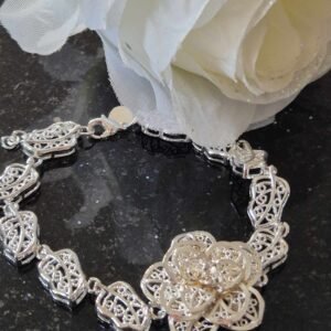 Sliver Roses Bracelet