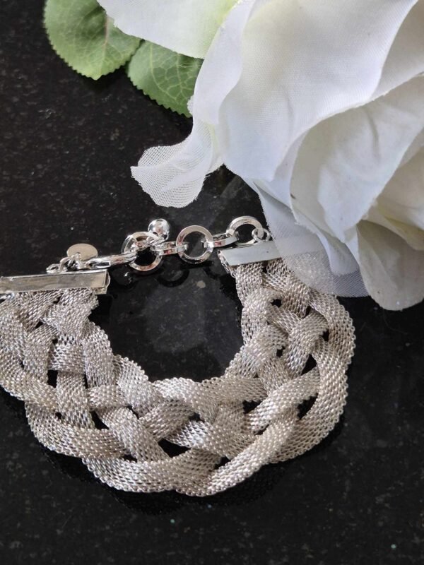 Sliver Plait Twist Bracelet.