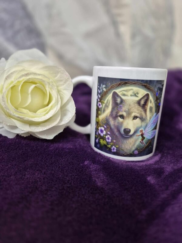 Wolf Mug 1 Mug Two Designs 11oz