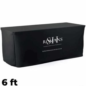 Luxary Table Cloth for 6ft Standard Table Black