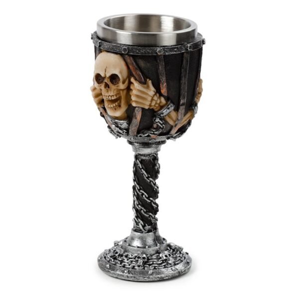 Decorative Goblet - Skull in Chains - Image 4