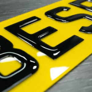 3D Number Plates