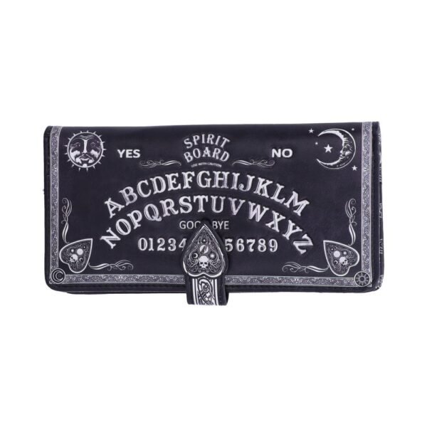 Spirit Board Embossed Purse Ouija Wallet Black 18.5cm - Image 4