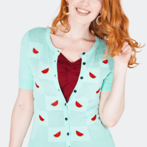 Elaina Watermelon Mint Cardigan
