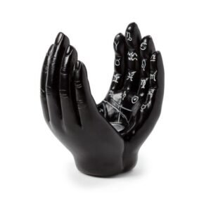 Mantric Hands/Tarot Hands Palms Open Incense Cone Burner