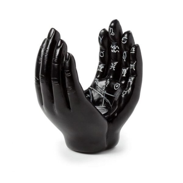 Mantric Hands/Tarot Hands Palms Open Incense Cone Burner